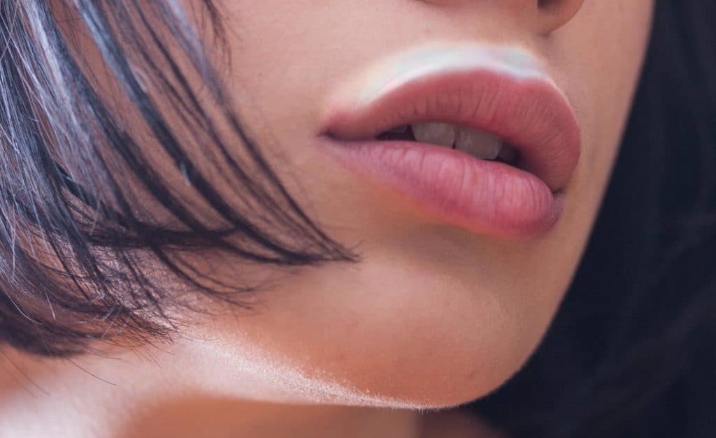 Lip filler moustache
