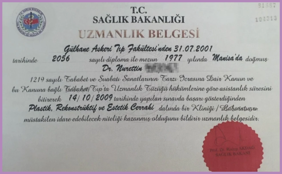 Dr Nurettin Diploma Website 2