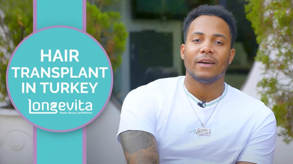 Romeo Larmond sharing his hair transplant experience in Turkey and talking about his patient journey.