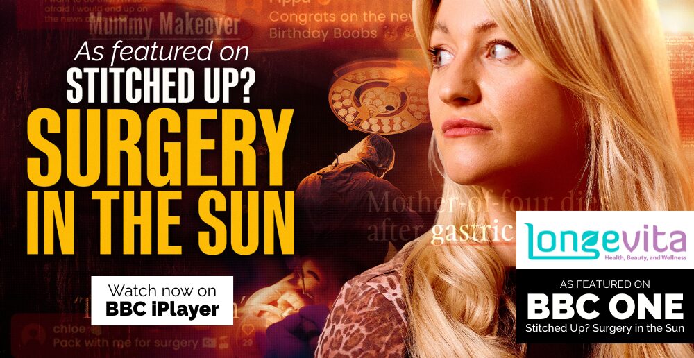 longevita featured in stitched up surgery in the sun bbc documentary.png
