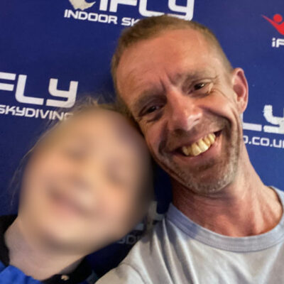 Colin with his daughter